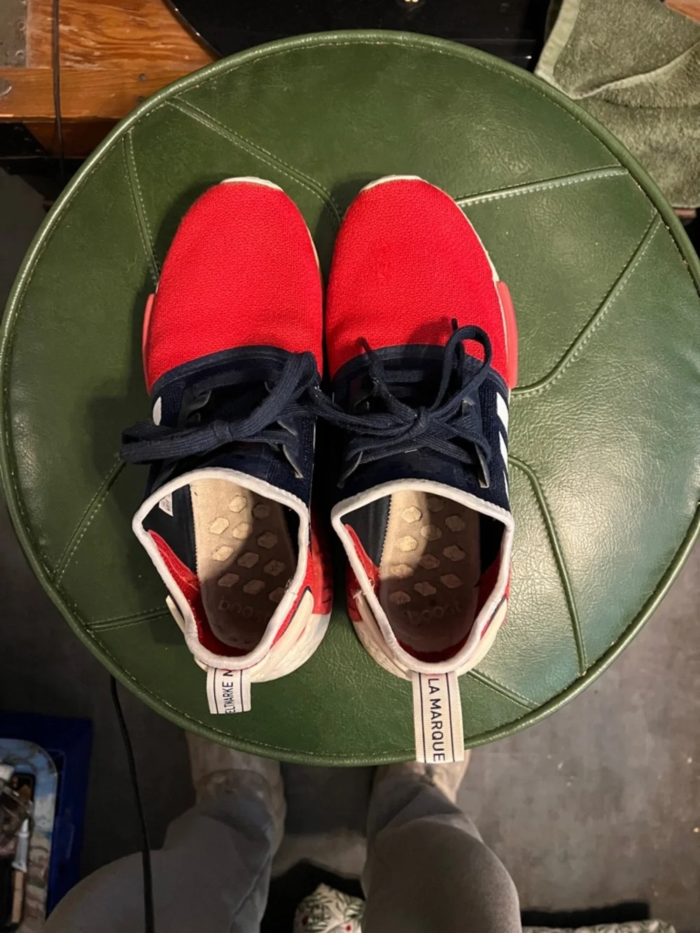 ADIDAS NMD R1 USA EDITION SNEAKERS SIZE 10 - Picture 6 of 8